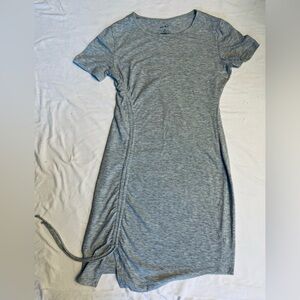 Gray Short Sleeve Dress